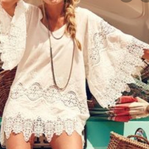 Anthropologie Dresses & Skirts - Pretty Eberjey summer dress or beach cover up